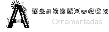 Las letras ornamentadas